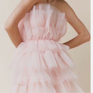 Audrey Parks x Francesca’s tiered tulle mini dress